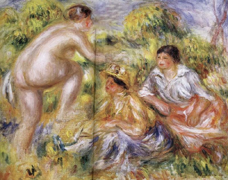 Pierre Renoir Young Women in the Country oil painting picture